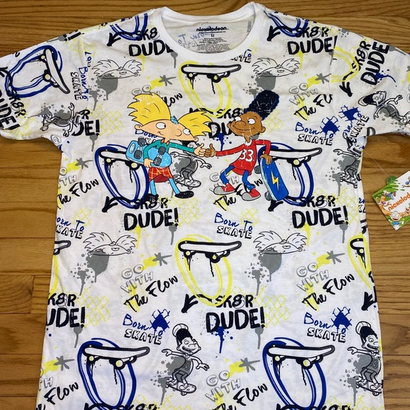 Nickelodeon Hey Arnold Men's Gerald and Arnold Thu - Picture 1 of 5